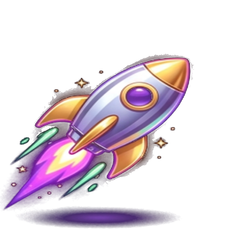 Rocket representing quick games
